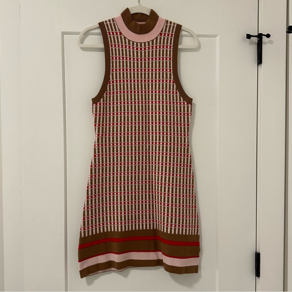 Maeve Mod Shift Knit Dress